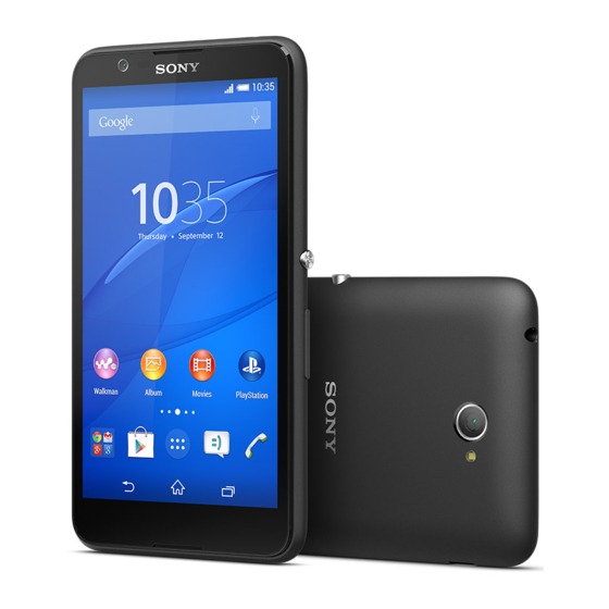 Sony E2104 User Manual