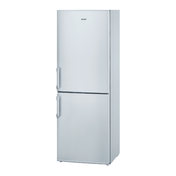 Koenic KCB30706 Freestanding Refrigerator Manuals