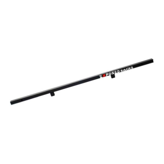 Exposed Racks 8-00-9607-BK Installation Manual