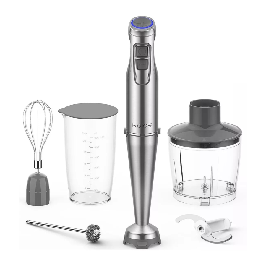 KOIOS HB-6005 - Hand Blender Manual