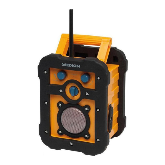 User Manuals: Medion LIFE E66172 Site Radio