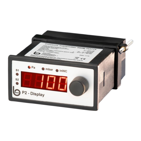 Beck 990 Series Manual