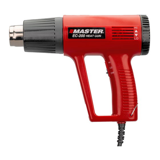 Master EC-200 Instruction Manual