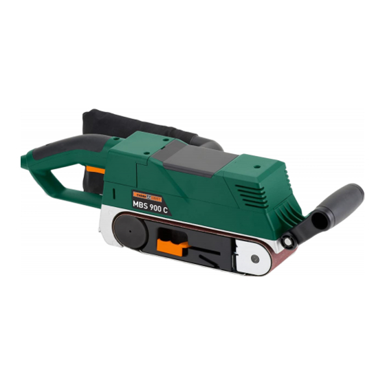 MEISTER CRAFT MBS 900 C Sander Manuals