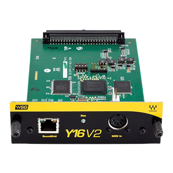 Waves WSG-Y16 User Manual