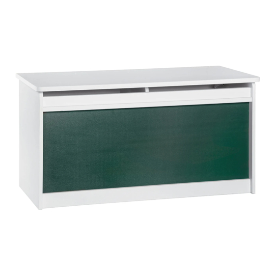 ClosetMaid Chalkboard Toy Chest Manual