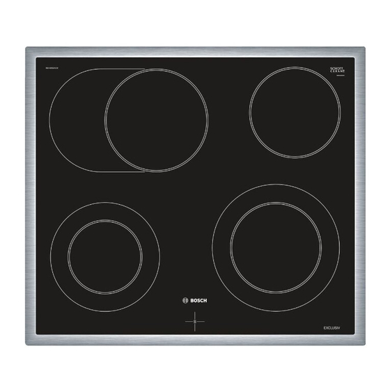 Bosch HEA173BS0 Installation Instructions Manual
