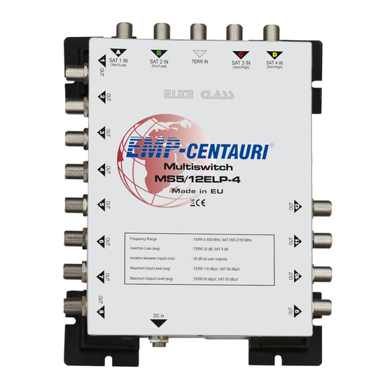 EMP-Centauri MS5/12ELP-4 Instruction Manual
