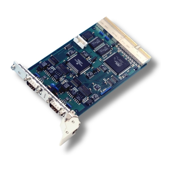 ESD CPCI-CAN/331 Hardware Installation And Technical Data