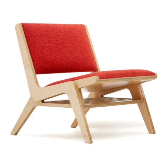 SNUGSQUARE EDGAR LOUNGE CHAIR Assembly Instructions Manual