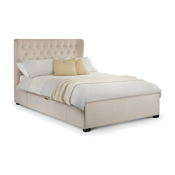 Julian Bowen GENEVA DRAWER BED 135CM Assembly Instructions Manual