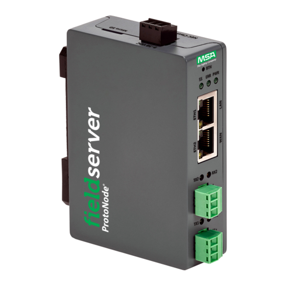 MSA QuickServer FS-QS-3 0-F Series Operating Manual