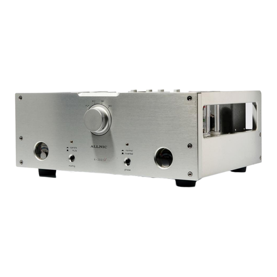 ALLNIC AUDIO H-3000V Owner's Manual