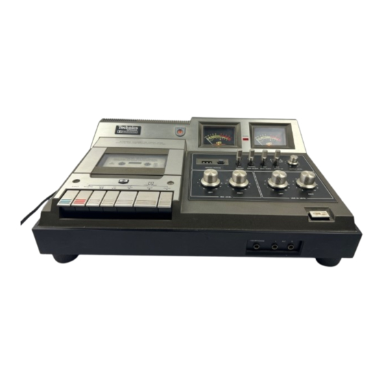 TECHNICS RS-640US OPERATING INSTRUCTIONS MANUAL Pdf Download