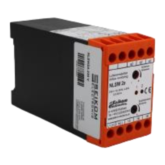 Seikom Electronic NLSW 2a Operating Instructions Manual