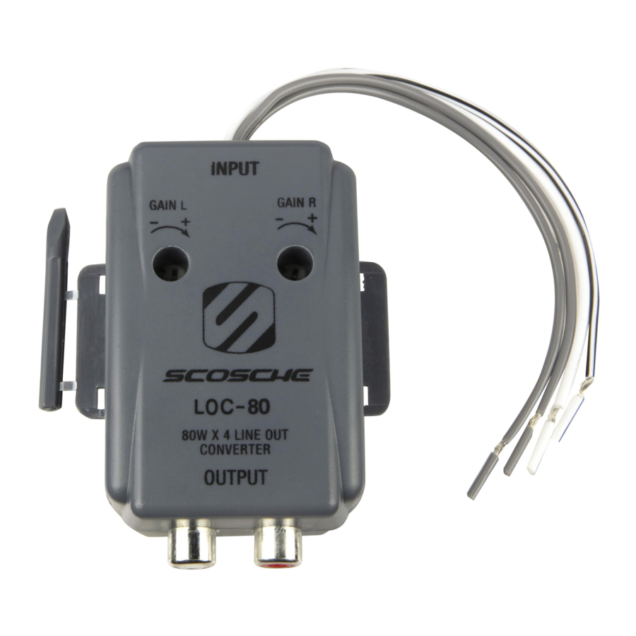 Scosche LOC-80 Manual