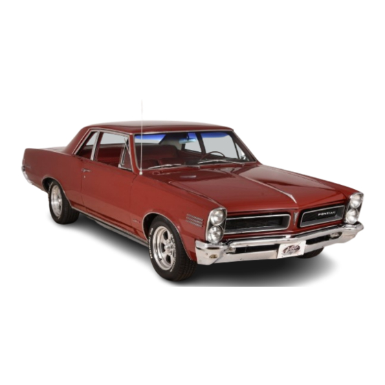 Pontiac 1965 Tempest Shop Manual