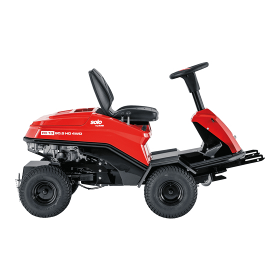Solo FC 13-90.5 HD 2WD Operating Instructions Manual