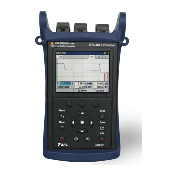 AFL OFL280 FlexTester User Manual