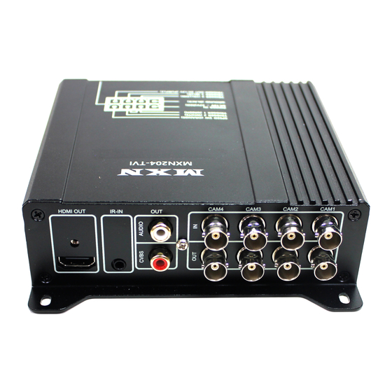 MXN MXN204-TVI Camera Control Box Manuals