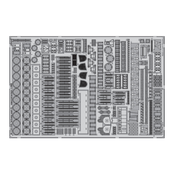Eduard USS Arizona part 6 - superstructure 1/200 Quick Start Manual