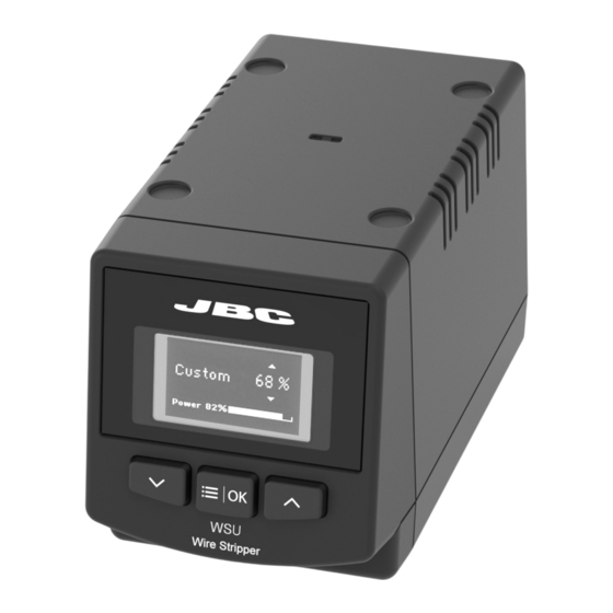 jbc WSU Instruction Manual