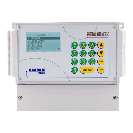 Sistemes Electronics Progres Agronic 2500 Installation