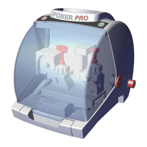 Silca POKER PRO Operating Manual