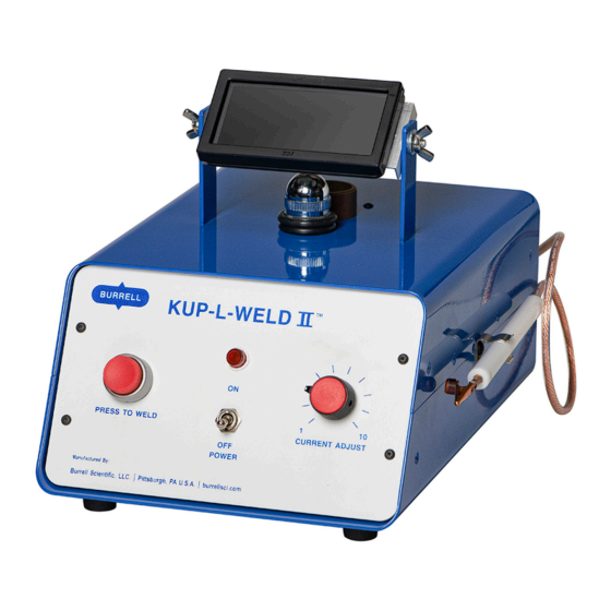 Burrell Kup-L-Weld II Operating Manual