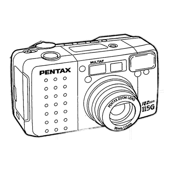 Pentax IQZoom 115G Operating Manual
