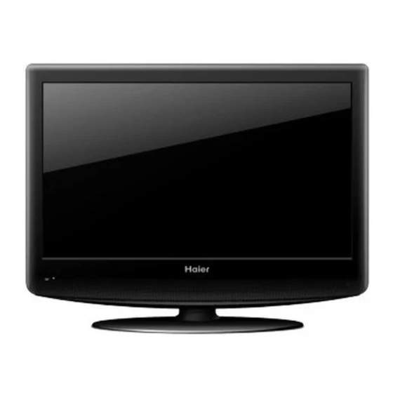 Haier HL22R - 22" LCD TV User Manual