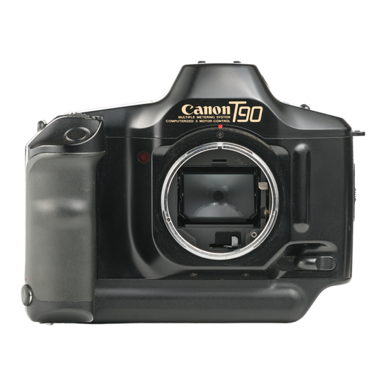 Canon T 90 Instructions Manual