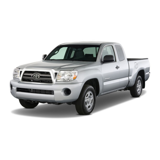 Toyota Tacoma 2009 Quick Reference Manual