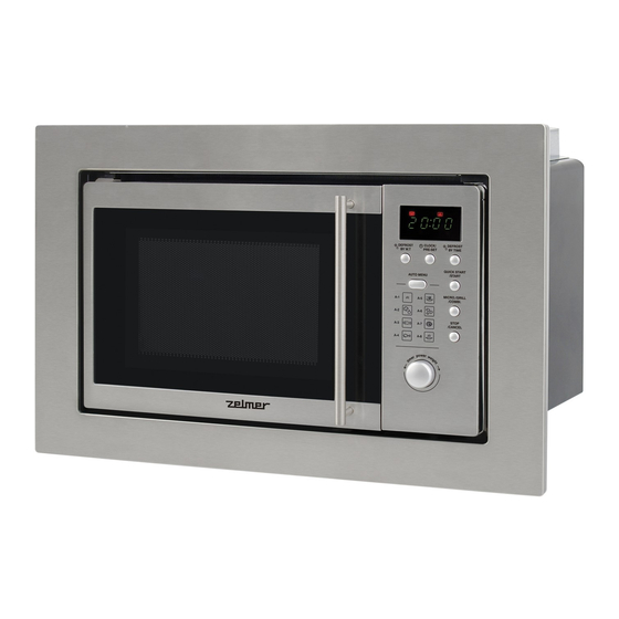 Zelmer 29Z019 Microwave Oven Manuals