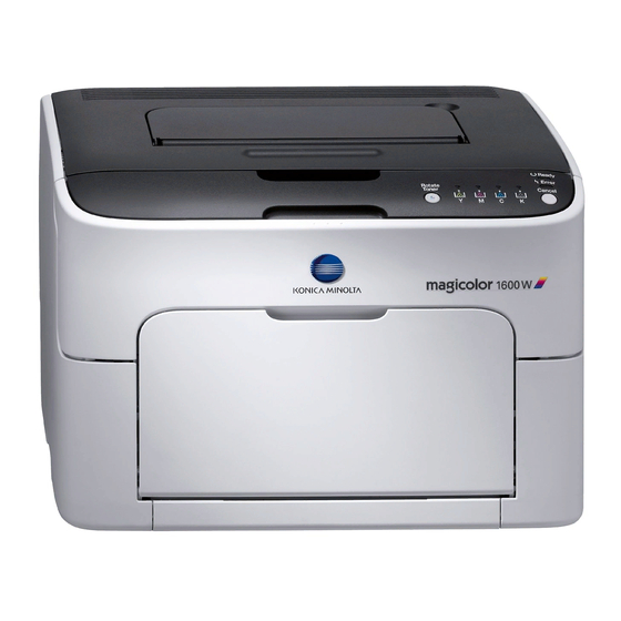 Konica Minolta magicolor 1600W User Manual