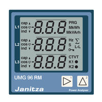 Janitza UMG 96 RM Operating Instructions And Technical Data