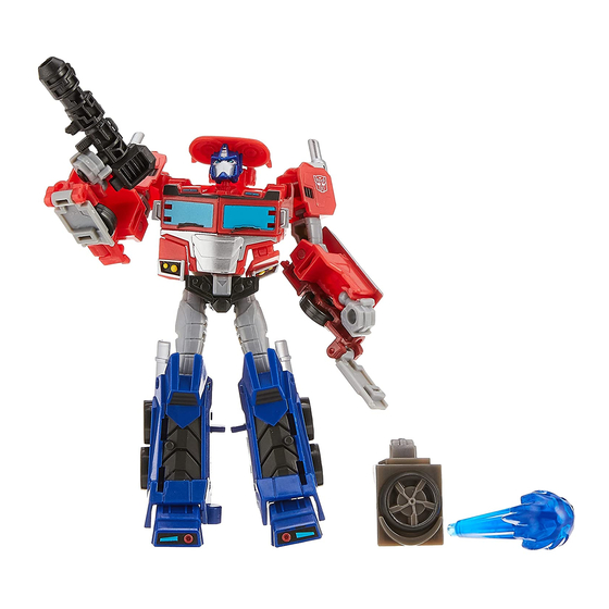 Hasbro TRANSFORMERS CYBERVERSE OPTIMUS PRIME Quick Start Manual