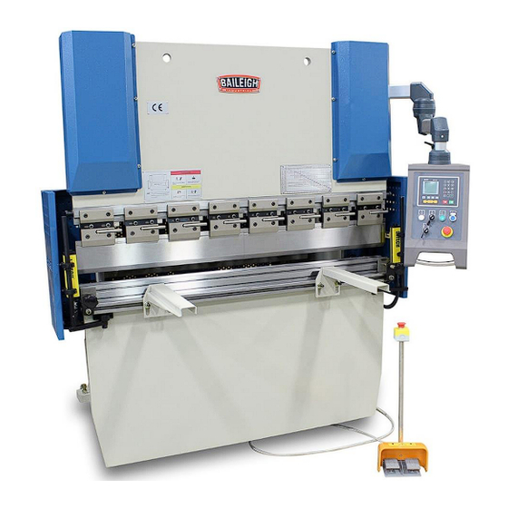 Baileigh BP-3305CNC Hydraulic Press Brake Manuals