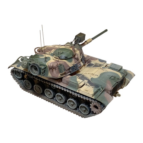 Italeri M-60 A1 Patton Assembly Instructions Manual