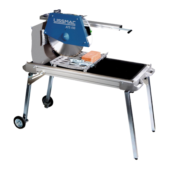 Lissmac ATS 450 Operating Manual