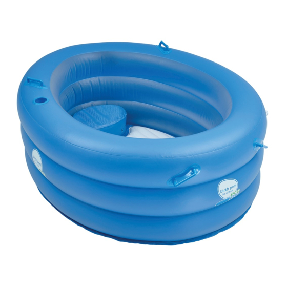 edel immersys Birth Pool in a Box Eco Instructions Manual