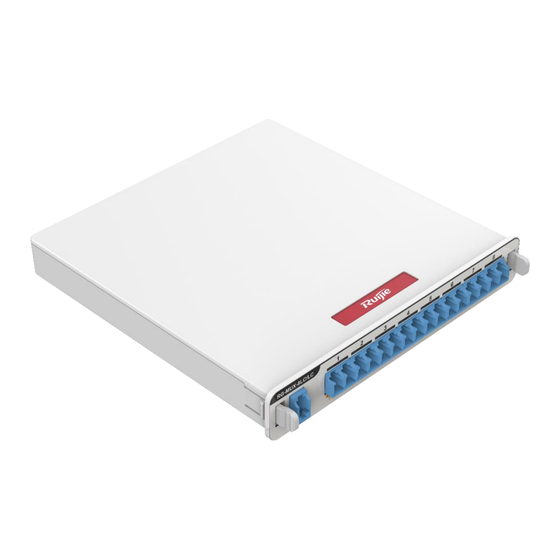 Ruijie RG-MUX-8LC Hardware  Installation And Reference Manual