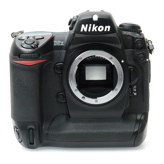 Nikon D2X User Manual