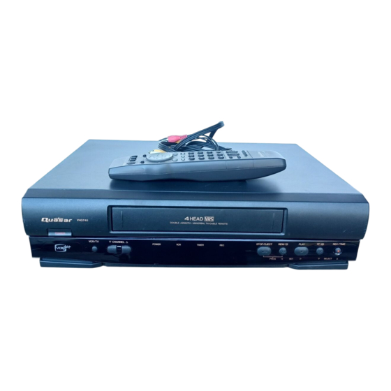 Quasar VHQ740 Owner's Manual