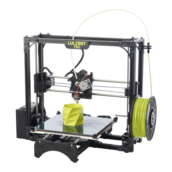 LulzBot TAZ User Manual