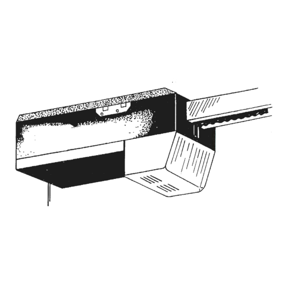 Overhead door 1056 Instruction Manual