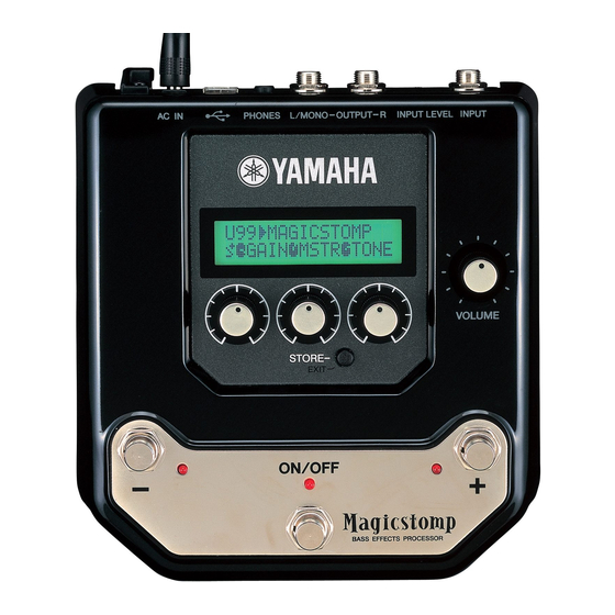 Yamaha Acoustic User Manual