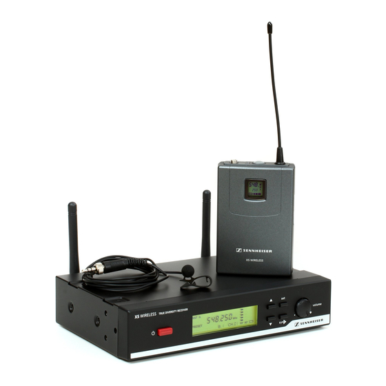 SENNHEISER XSW 12 INSTRUCTION MANUAL Pdf Download ManualsLib