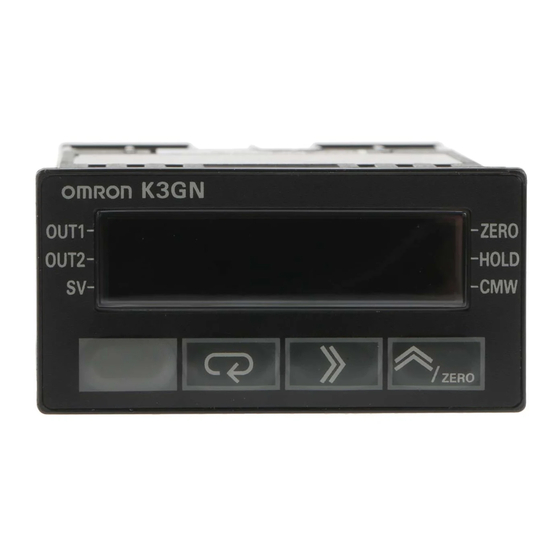 Omron K3GN - V1.04 User Manual