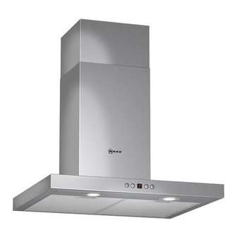 neff gmbh cooker hood filters